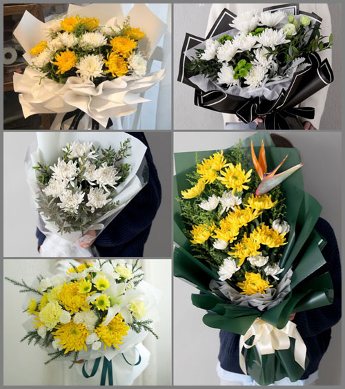 贵州毕节市赫章县财神镇岳家坡村白事花束代送